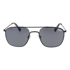 Superdry Sonnenbrille SDS Archer 52006 – Frontansicht mit Metall Rahmen und Grau Gläsern