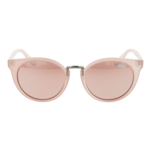 Superdry Sonnenbrille SDS Girlfriend 50172 – Frontansicht mit Kunststoff Rahmen und Pink Gläsern