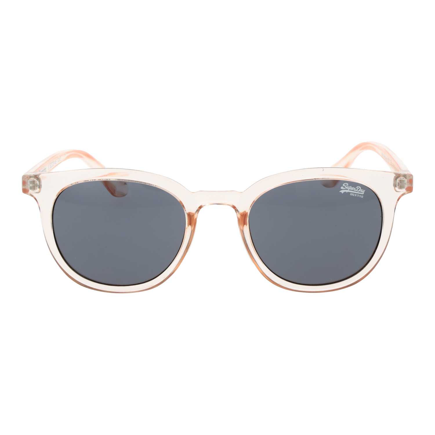 Superdry Sonnenbrille SDS Hensley 52172 – Frontansicht mit Kunststoff Rahmen und Grau Gläsern