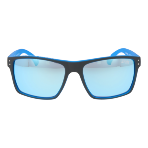 Superdry Sonnenbrille SDS Kobe 56105 – Frontansicht mit Kunststoff Rahmen und Blau Gläsern