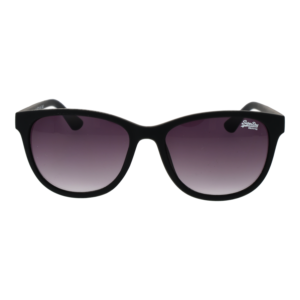 Superdry Sonnenbrille SDS Lizzie 55104 – Frontansicht mit Kunststoff Rahmen und Lila Gläsern