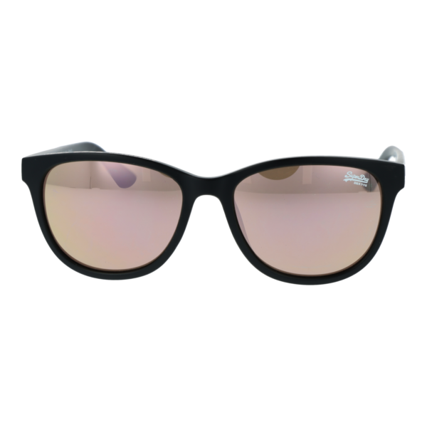Superdry Sonnenbrille SDS Lizzie 55191 – Frontansicht mit Rahmen und Rosa Gläsern