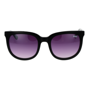Superdry Sonnenbrille SDS Phoenix 55104 – Frontansicht mit Kunststoff Rahmen und Lila Gläsern