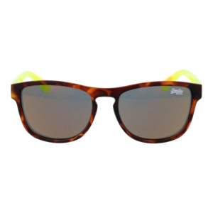 Superdry Sonnenbrille SDS Rockstar 54152 – Frontansicht mit Kunststoff Rahmen und Grau Gläsern