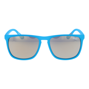 Superdry Sonnenbrille SDS Shockwave 55132 – Frontansicht mit Kunststoff Rahmen und Grau Gläsern