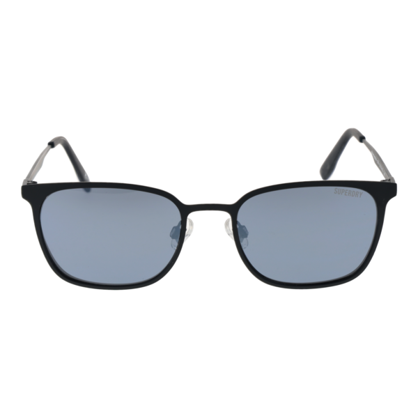 Superdry Sonnenbrille SDS Vintageduo 53006 – Frontansicht mit Metall Rahmen und Grau Gläsern