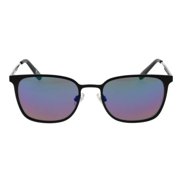 Superdry Sonnenbrille SDS Vintageduo 53027 – Frontansicht mit Metall Rahmen und Grau Gläsern