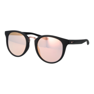 Nike Rund Sonnenbrille EV1156 51007 in Schwarz – 45° Seitenansicht