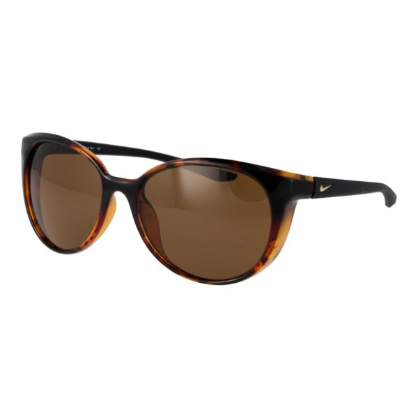 Nike Rund Sonnenbrille CW4664 56220 in Braun – 45° Seitenansicht