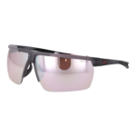 Nike Rechteck Sonnenbrille CT8234 75080 in Grau – 45° Seitenansicht
