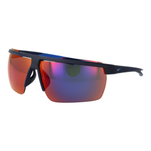 Nike Rechteck Sonnenbrille EV1122 75451 in Blau – 45° Seitenansicht