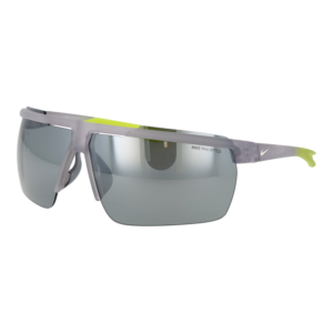 Nike Rechteck Sonnenbrille FV2405 75012 in Grau – 45° Seitenansicht