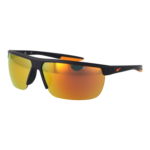 Nike Rechteck Sonnenbrille Nike CW4665 71015 in Grau – 45° Seitenansicht