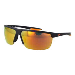 Nike Rechteck Sonnenbrille Nike CW4665 71015 in Grau – 45° Seitenansicht