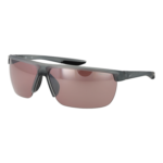 Nike Rechteck Sonnenbrille V24032 71021 in Grau – 45° Seitenansicht