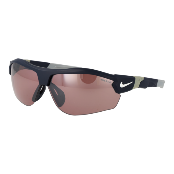 Nike Rechteck Sonnenbrille Nike DJ2032 72451 in Blau – 45° Seitenansicht