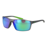 Nike Rechteck Sonnenbrille CW4666 65022 in Grau – 45° Seitenansicht