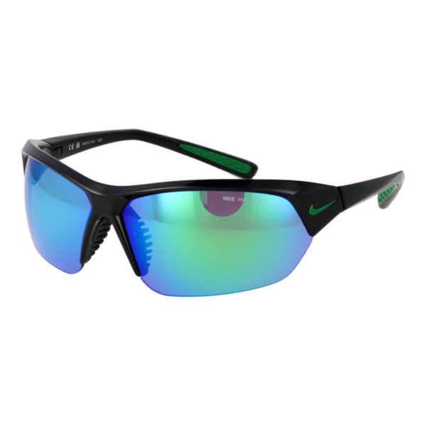 Nike Rechteck Sonnenbrille FQ4677 69012 in Schwarz – 45° Seitenansicht