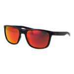 Nike Rechteck Sonnenbrille V24031 57010 in Schwarz – 45° Seitenansicht