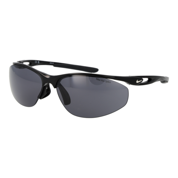Nike Oval Sonnenbrille DV2258 69010 in Schwarz – 45° Seitenansicht