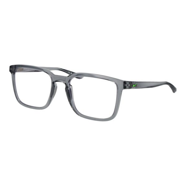 Nike Rechteck Sonnenbrille DQ0792 55017 in Grau – 45° Seitenansicht