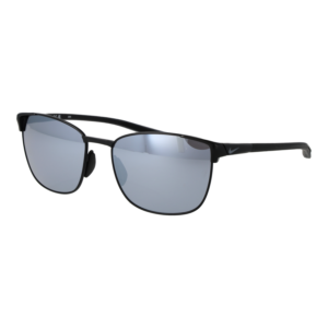 Nike Quadrat Sonnenbrille EV1125 55010 in Schwarz – 45° Seitenansicht