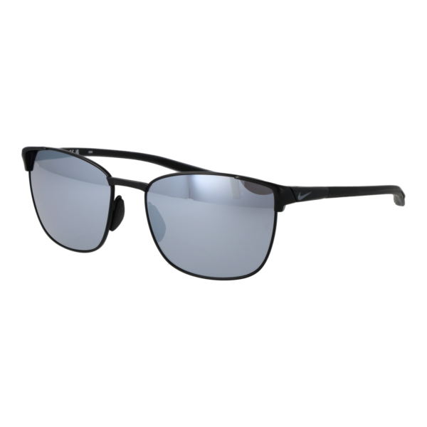Nike Quadrat Sonnenbrille EV1125 55010 in Schwarz – 45° Seitenansicht