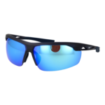 Nike Rechteck Sonnenbrille DZ7352 75451 in Blau – 45° Seitenansicht