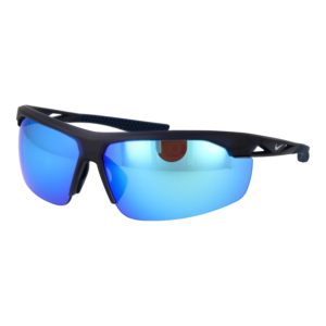 Nike Rechteck Sonnenbrille DZ7352 75451 in Blau – 45° Seitenansicht