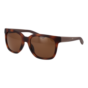 Nike Quadrat Sonnenbrille V24037 54203 in Braun – 45° Seitenansicht