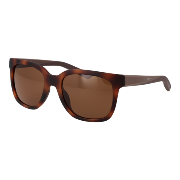 Nike Quadrat Sonnenbrille V24037 54203 in Braun – 45° Seitenansicht