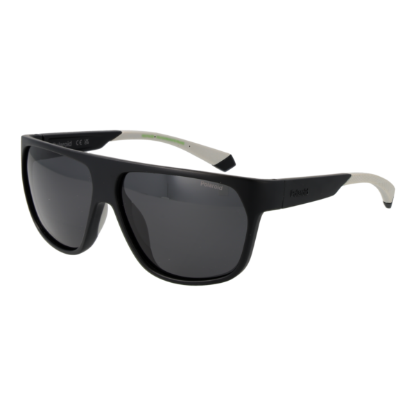 Polaroid Sonnenbrille PLD 7053/S 60003M9 – 45° Seitenansicht Polaroid Quadrat Sonnenbrille PLD 7053/S 60003M9 in Schwarz – 45° Seitenansicht