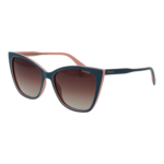 Polaroid Katzenaugen Sonnenbrille PLD 4181/S 56DB1LA in Türkis – 45° Seitenansicht