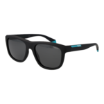 Polaroid Rechteck Sonnenbrille PLD 2163/S 54003M9 in Schwarz – 45° Seitenansicht