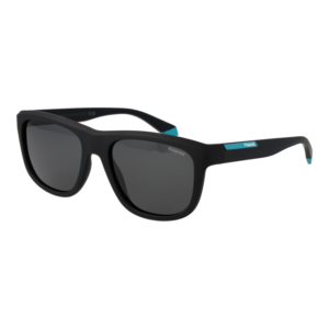 Polaroid Rechteck Sonnenbrille PLD 2163/S 54003M9 in Schwarz – 45° Seitenansicht
