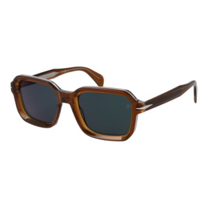 David Beckham Quadrat Sonnenbrille DB 7147/S 52TXOMT in Braun – 45° Seitenansicht