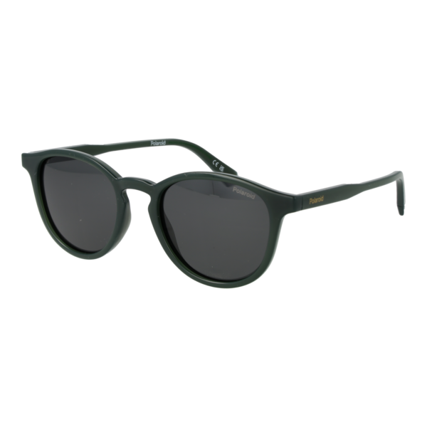Polaroid Rund Sonnenbrille PLD 4191/S 514C3M9 in Grün – 45° Seitenansicht