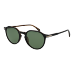 David Beckham Panto Sonnenbrille DB 1217/S 50PPOO7 in Schwarz – 45° Seitenansicht