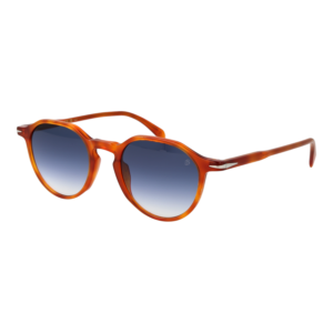 David Beckham Panto Sonnenbrille DB 1217/S 50WR908 in Braun – 45° Seitenansicht
