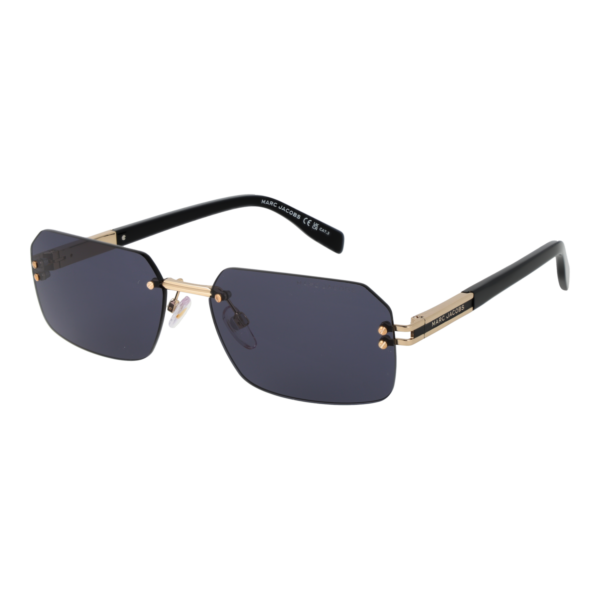 Marc Jacobs Rechteck Sonnenbrille MARC 902/S 60RHLIR in Gold – 45° Seitenansicht
