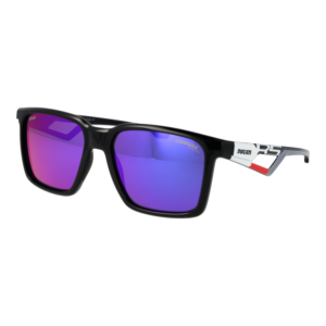 Carrera Ducati Rechteck Sonnenbrille CARDUC 065/S 5680SZ0 in Schwarz – 45° Seitenansicht