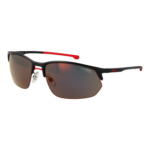Carrera Ducati Rechteck Sonnenbrille CARDUC 064/S 65003H4 in Schwarz – 45° Seitenansicht