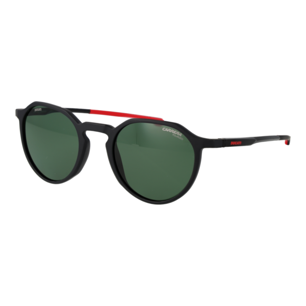 Carrera Ducati Rund Sonnenbrille CARDUC 063/S 50003UC in Schwarz – 45° Seitenansicht
