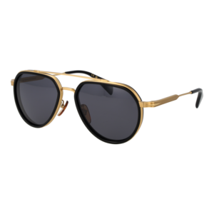 David Beckham Pilotenbrille Sonnenbrille DB 1226/G/S 57RHL2K in Schwarz – 45° Seitenansicht