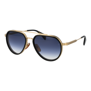 David Beckham Pilotenbrille Sonnenbrille DB 1226/G/S 57RHL84 in Schwarz – 45° Seitenansicht