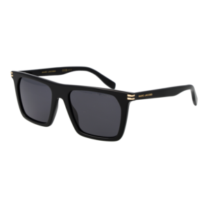 Marc Jacobs Rechteck Sonnenbrille MARC 908/S 53807IR in Schwarz – 45° Seitenansicht