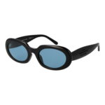 Marc Jacobs Oval Sonnenbrille MARC 887/G/S 53807KU in Schwarz – 45° Seitenansicht