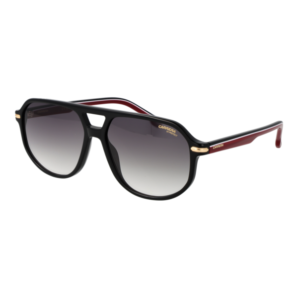 Carrera Pilotenbrille Sonnenbrille CARRERA 375/S 58OIT9O in Schwarz – 45° Seitenansicht