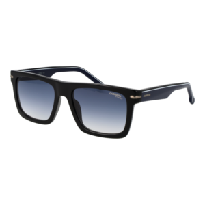 Carrera Quadrat Sonnenbrille CARRERA 378/S 55D5108 in Schwarz – 45° Seitenansicht