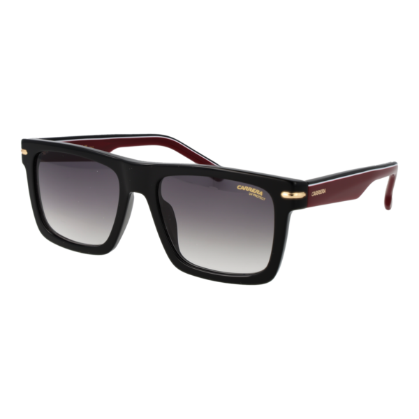 Carrera Quadrat Sonnenbrille CARRERA 378/S 55OIT9O in Schwarz – 45° Seitenansicht